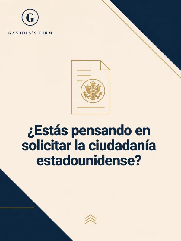¿Estás pensando en solicitar la ciudadanía estadounidense?