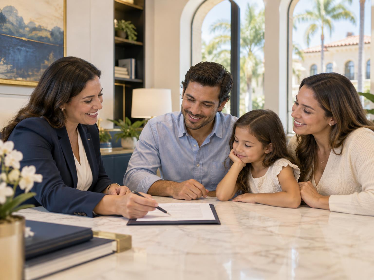 Family getting help with an ITIN application